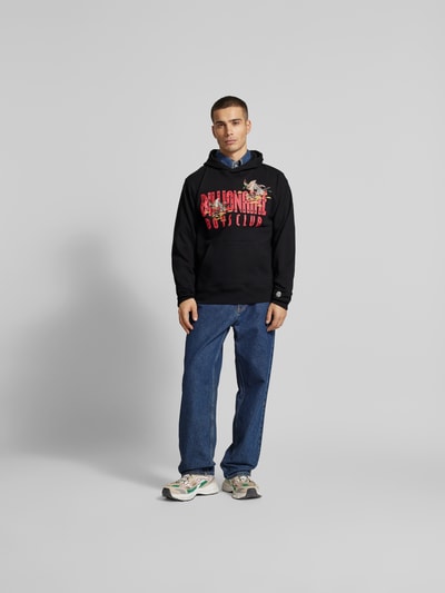 Billionaire Boys Club Hoodie mit Label-Print Black 1