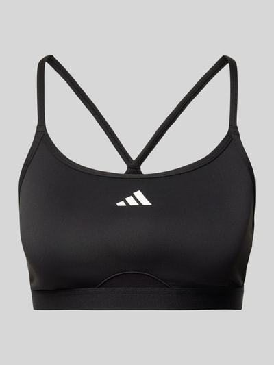 ADIDAS SPORTSWEAR Bustier mit Label-Prints Black 1