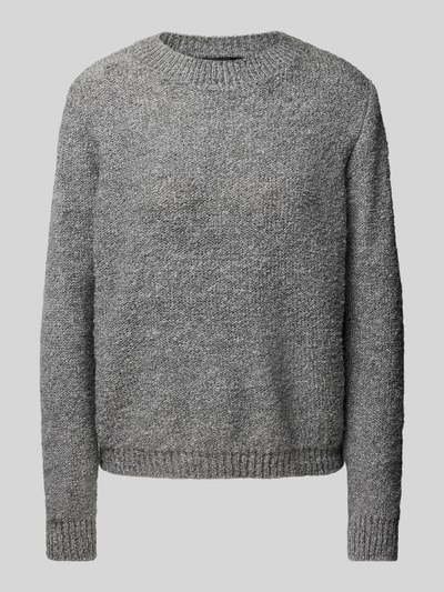 More & More Gebreide pullover met ribboorden Middengrijs - 2