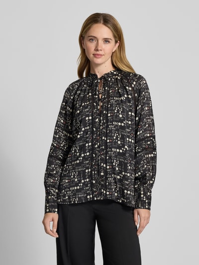 Scotch & Soda Bluzka z dekoltem w serek Czarny 4