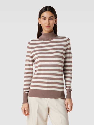 Christian Berg Woman Longsleeve mit Rollkragen Taupe 4