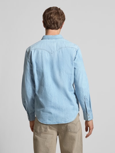Levi's® Regular Fit Jeanshemd aus reiner Baumwolle Modell 'BARSTOW' Jeansblau 5