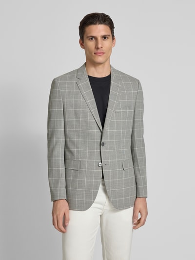 BOSS Marynarka z brustaszą model ‘Jasper’ Jasnoszary 4