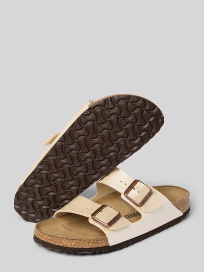 Birkenstock Sandalette mit Riemen Modell 'Arizona' Offwhite 4