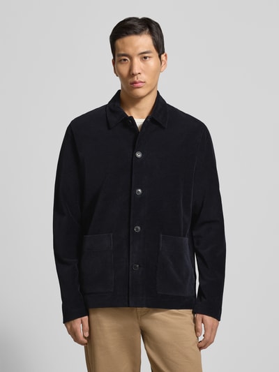 Marc O'Polo Regular fit overhemd van puur katoen Marineblauw - 4