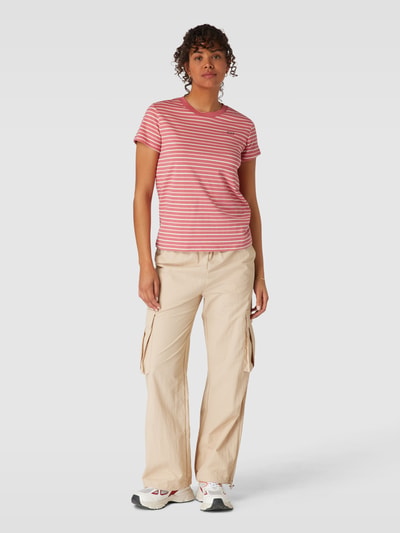 Levi's® T-Shirt mit Label-Patch Modell 'PERFECT TEE' Rot 1