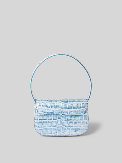 Diesel Handtasche mit Tragehenkel Hellblau 4