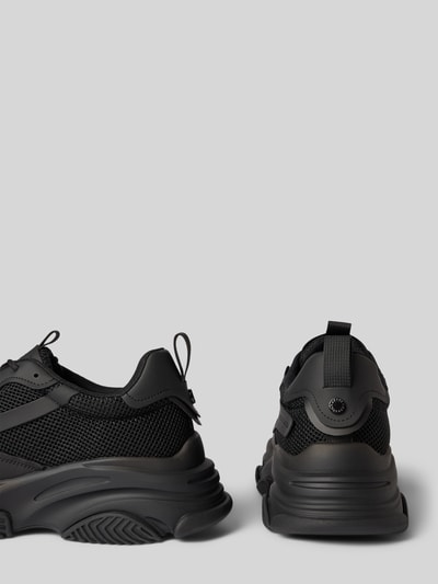Steve Madden Sneaker aus Rindsnappa mit Plateau-Sohle Black 2