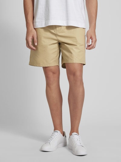 Lacoste Shorts mit elastischem Bund Beige 4