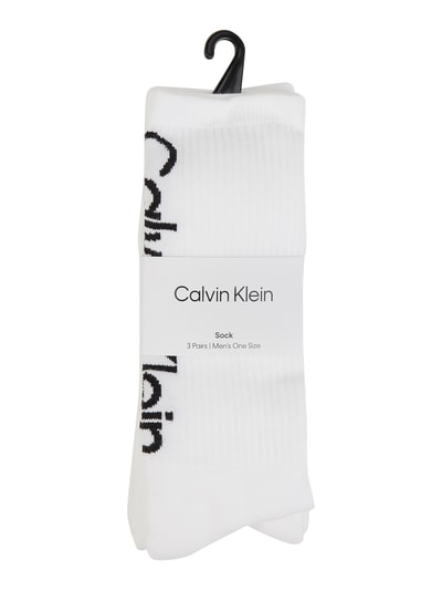 CK Calvin Klein Sportsokken met stretch in set van 3 stuks Wit - 2