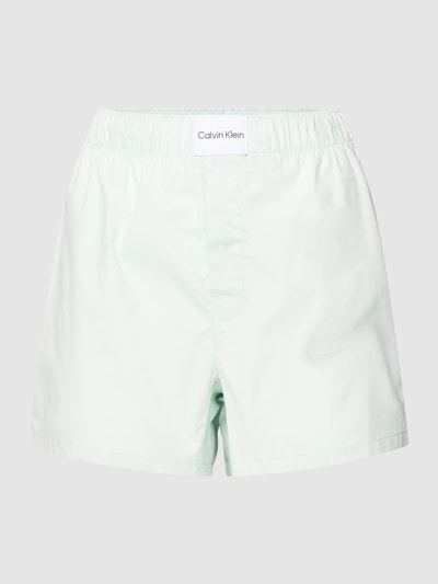 Calvin Klein Underwear Pyjama-Shorts mit Label-Patch Mint 1