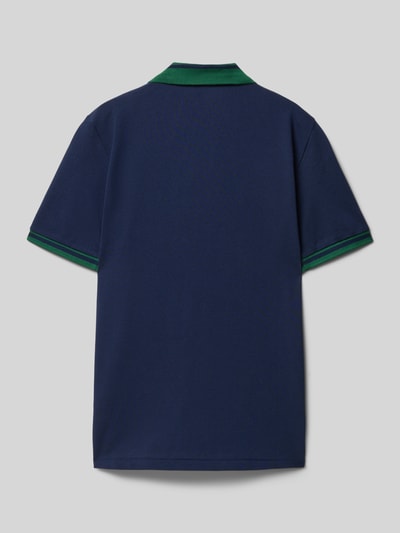 Polo Ralph Lauren Teens Regular fit poloshirt met labelstitching Marineblauw - 3