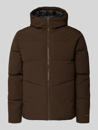 Jack & Jones Steppjacke mit Kapuze Dunkelbraun 2