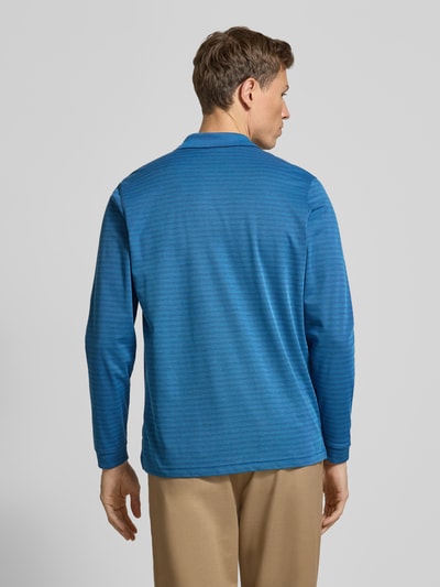 RAGMAN Regular fit poloshirt met borstzak, model 'Fineliner' Koningsblauw - 5