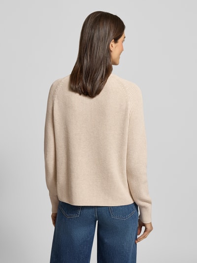 Marc O'Polo Sweter z dzianiny z fakturowanym wzorem Beżowy 5