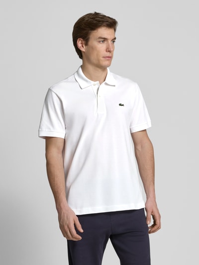 Lacoste Classic fit poloshirt met labelbadge Wit - 4