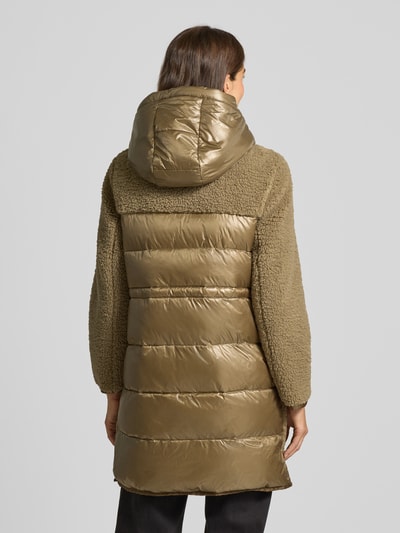 Frieda & Freddies Płaszcz z futerka z kapturem i wpuszczanymi kieszeniami model ‘HAZEL’ Khaki 5