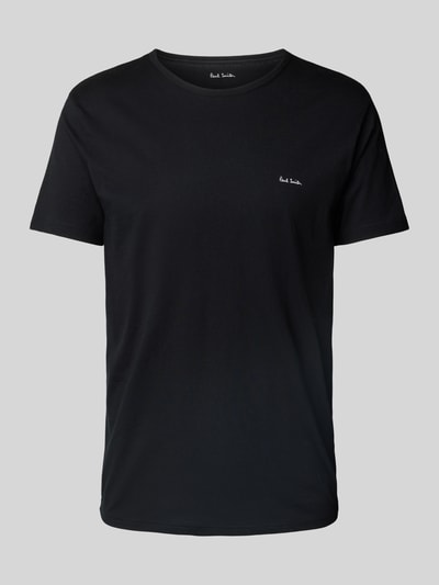 PAUL SMITH T-Shirt aus Viskose mit Label-Print im 3er-Pack Black 1