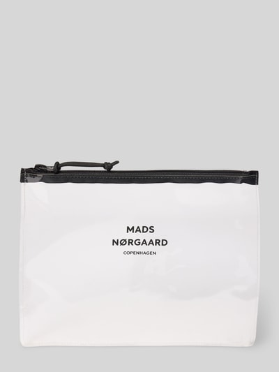 Produktfoto, Purse in transparenter Optik Modell 'Craze Hope' von MADS NØRGAARD, Hauptfach mit Reißverschluss, logo-print, gładka struktura, kolory przezroczysty i czarny