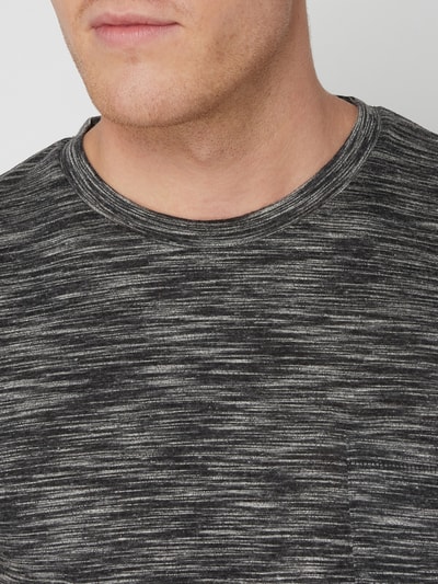 Tom Tailor Denim T-shirt z kieszenią na piersi  Czarny 3