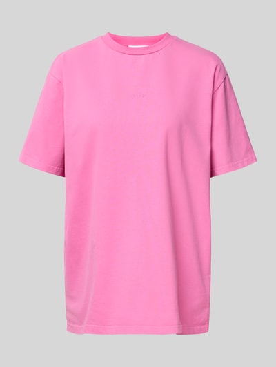 OH APRIL Oversized T-shirt met print aan de achterkant Felroze - 2