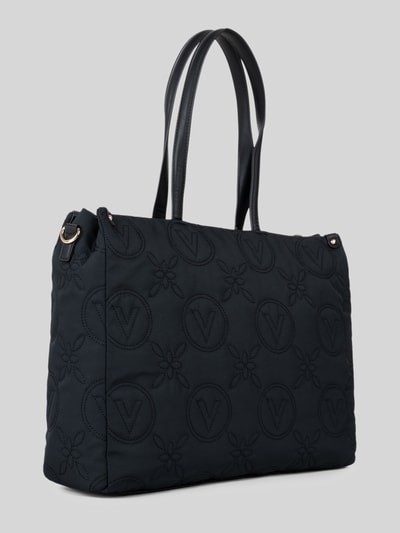 Valentino Bags Shopper aus Polyester-Mix mit Logo-Stickerei Black 3
