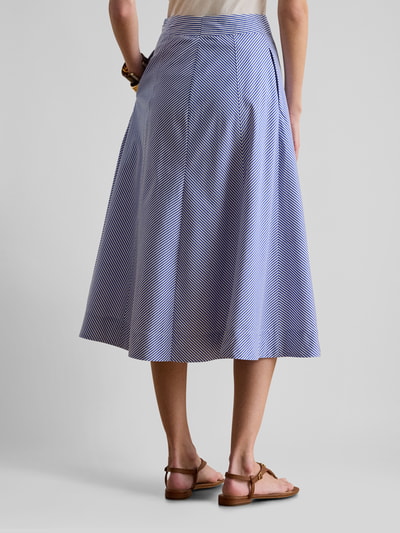 Lauren Ralph Lauren Midi-rok van zuiver katoen Lichtblauw - 5