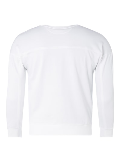 HUGO Sweatshirt mit Logo-Details Modell 'Nacinia' Weiss 4