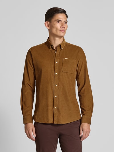 Barbour Tailored Fit Freizeithemd aus reiner Baumwolle Sand 4