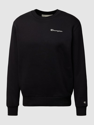 CHAMPION Sweatshirt mit Label-Details Modell 'Rochester' Black 2