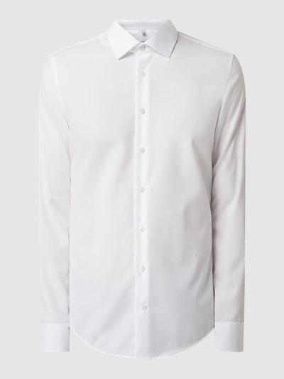 SEIDENSTICKER REGULAR FIT Koszula biznesowa o kroju regular fit z popeliny Biały 2