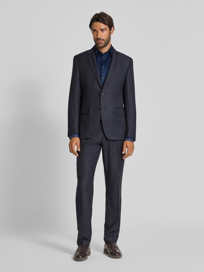 OLYMP Modern fit zakelijk overhemd met kentkraag Marineblauw - 1