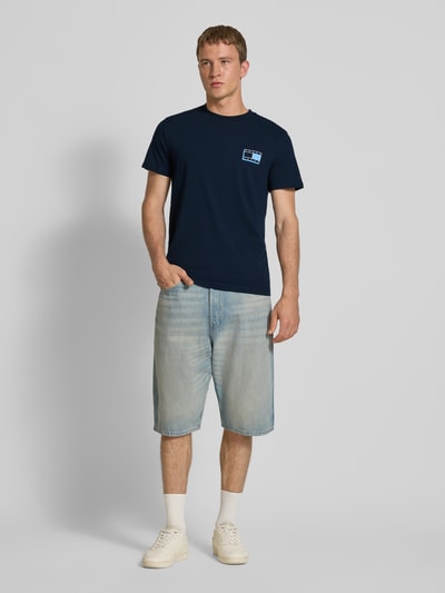 Tommy Jeans Regular Fit T-Shirt aus reiner Baumwolle Marine 1