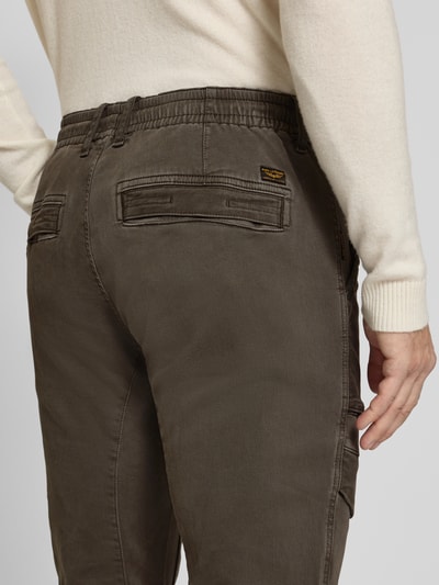 PME Legend Spodnie materiałowe z wpuszczaną kieszenią Oliwkowy 3