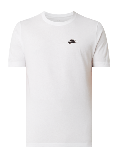 Nike T-Shirt mit Logo-Stickerei  Weiss 2