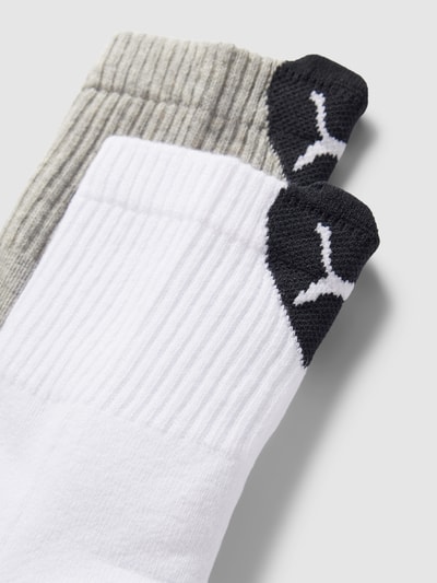 Puma Socken mit Label-Details im 2er-Pack Weiss 2