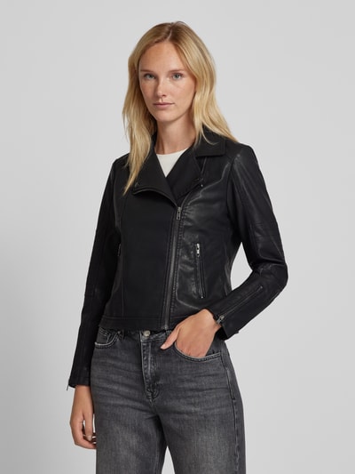 Soyaconcept Jacke mit Reißverschluss Modell 'GUNILLA' Black 4