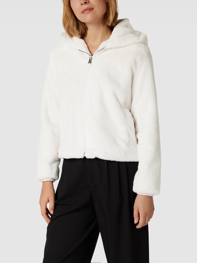 Guess Jacke mit Kunstfellbesatz Modell 'THEOLINE' Offwhite 4