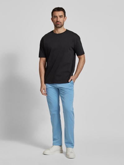 BOSS Orange Regular Fit Chino mit Gürtelschlaufen Hellblau 1