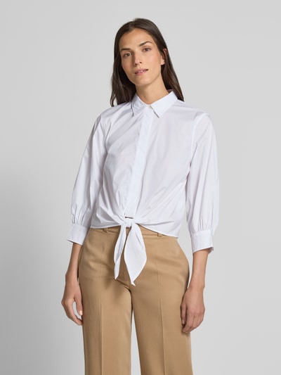 Lauren Ralph Lauren Bluzka koszulowa o kroju regular fit z wiązanym detalem model ‘MOCHELL’ Biały 4