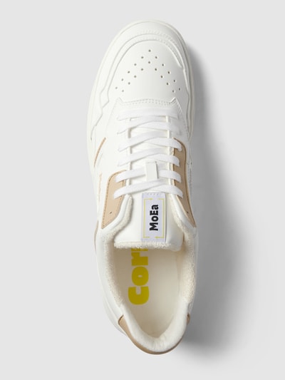 MoEa Sneakers met labeldetails, model 'Corn' Wit - 4