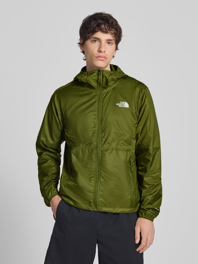 The North Face windbreaker met logo en ritszakken Olijfgroen - 4