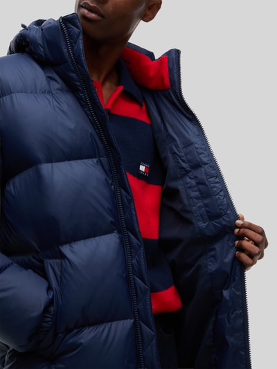 Tommy Jeans Daunenmantel mit seitlichen Eingrifftaschen Dunkelblau 6