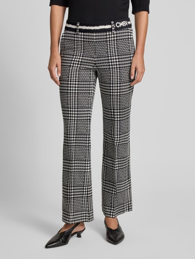 Cambio Korte broek met elastische band, model 'FRANCOISE' Zwart - 4