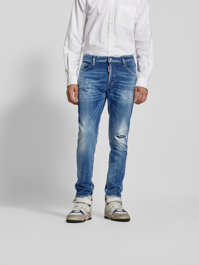 Dsquared2 Jeans im Used-Look Hellblau 4