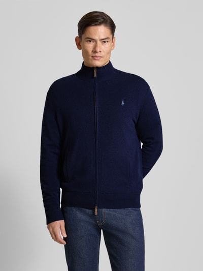 Polo Ralph Lauren Wollen jas met opstaande kraag Marineblauw - 4