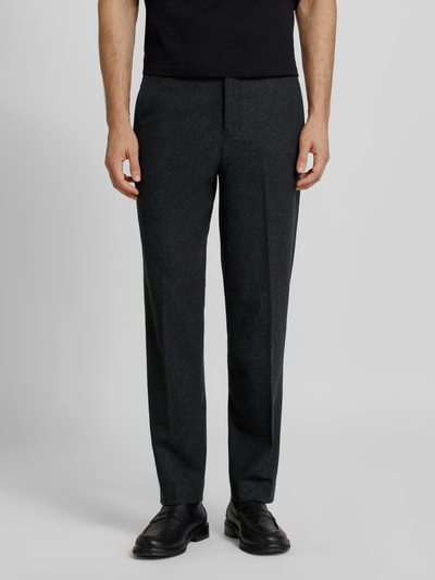 Lindbergh Regular Fit Stoffhose mit Bügelfalten Black 4