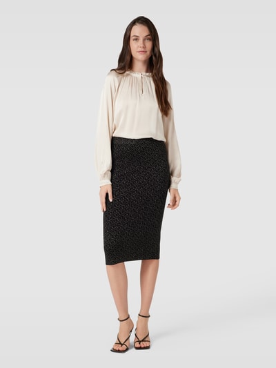 Liu Jo White Midirok met all-over motief Zwart - 1