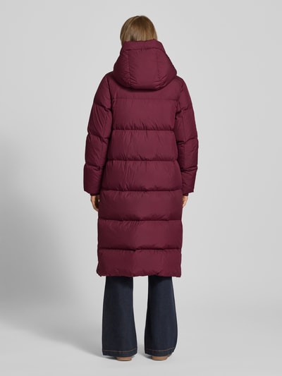 Marc O'Polo Regular Fit Daunenmantel mit Zweiwege-Reißverschluss Bordeaux 5