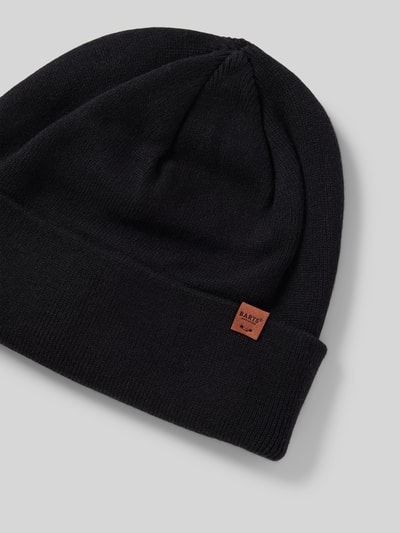 Barts Beanie mit Label-Detail Modell 'WILLES' Black 2